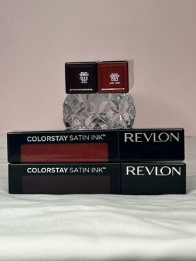 Revlon ColorStay Satin Ink Liquid Lipsticks - Cherry & Topaz Tones